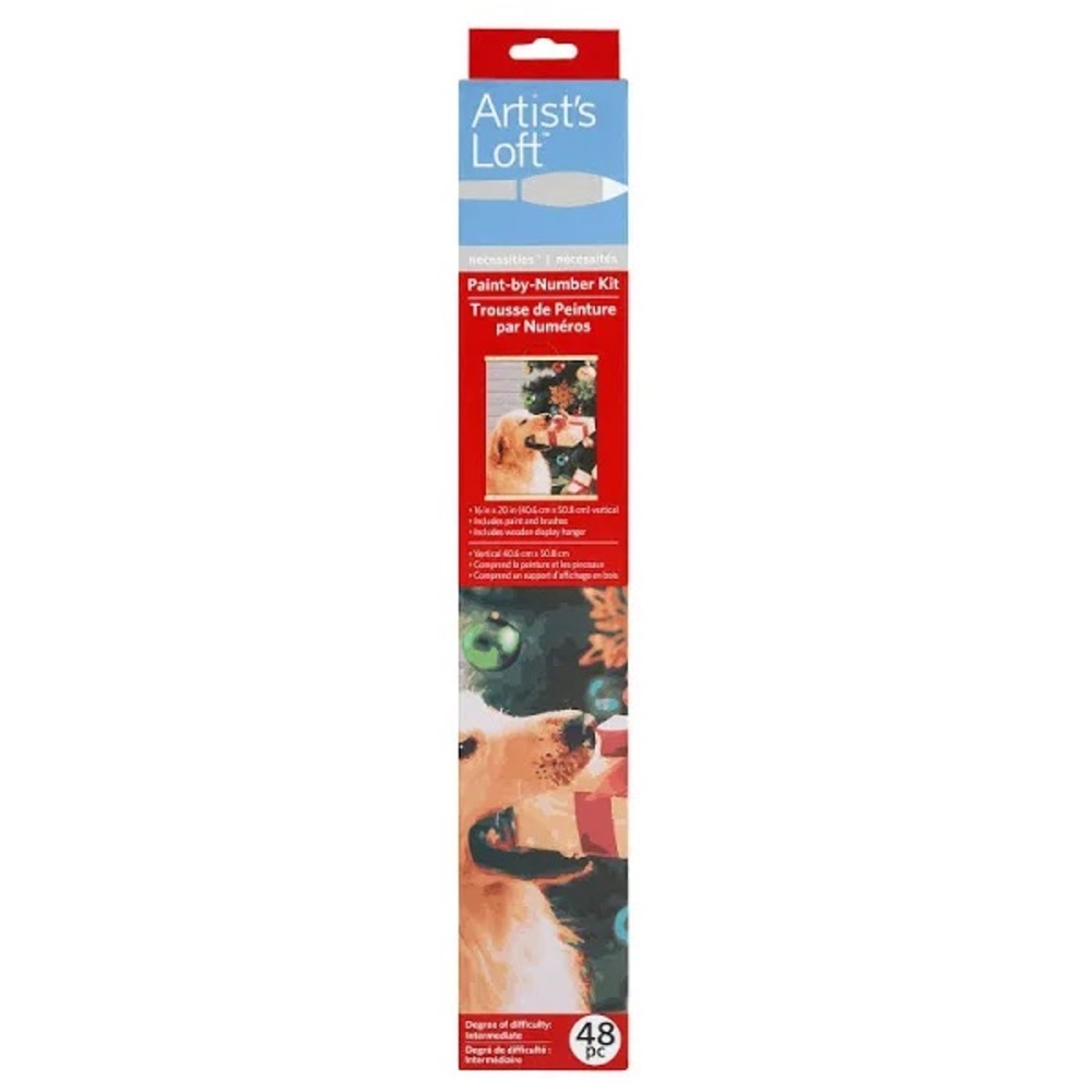 Artist's Loft Labrador with Gift Paint-by-Number Kit 48 pc. 16” x 20”